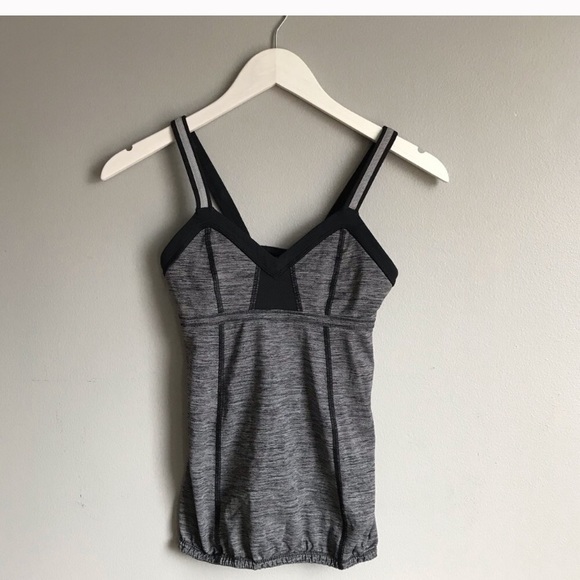 lululemon athletica Tops - Lululemon Black Reflective Back Pocket Tank